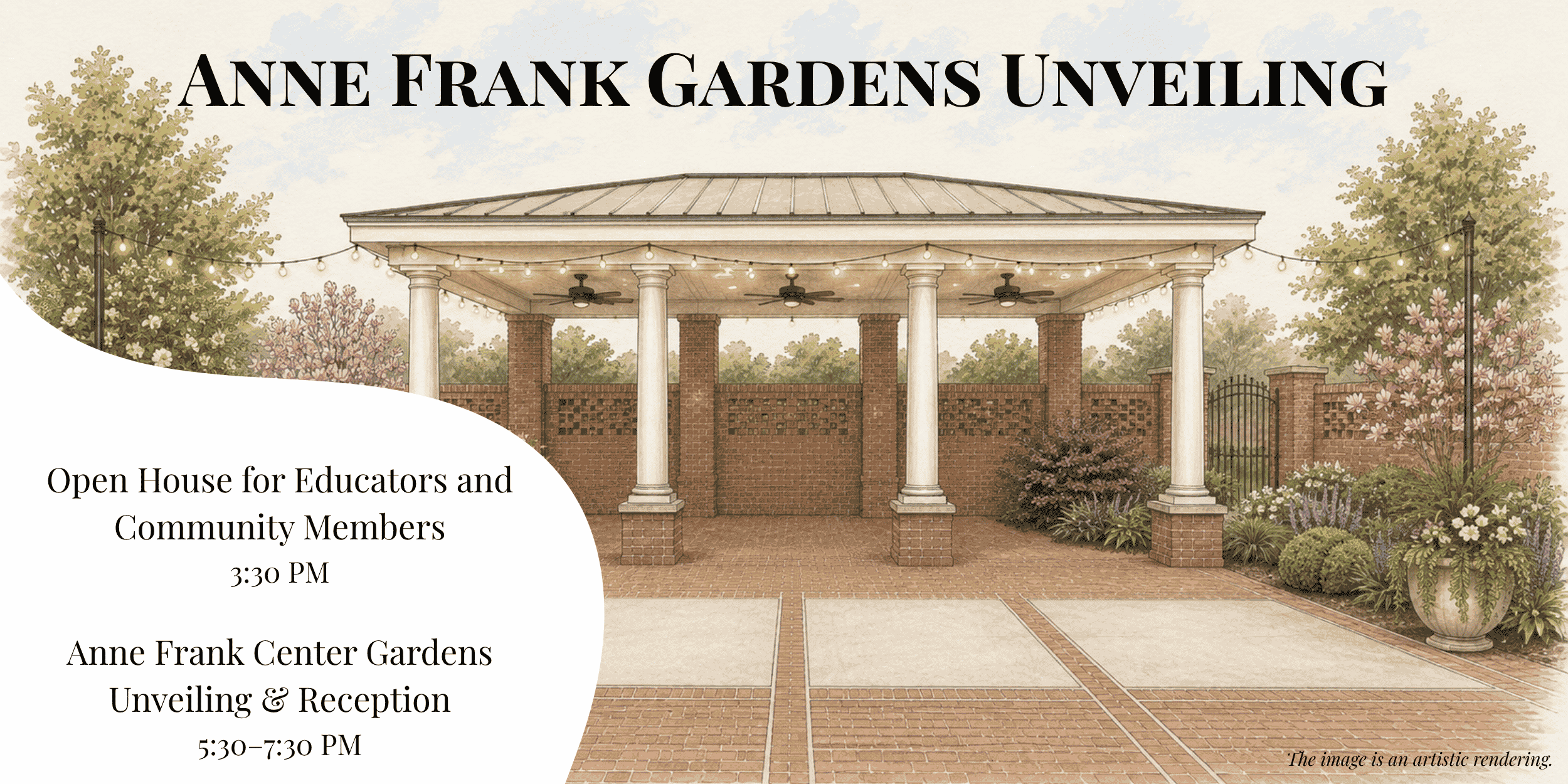 The Anne Frank Center Gardens Unveiling